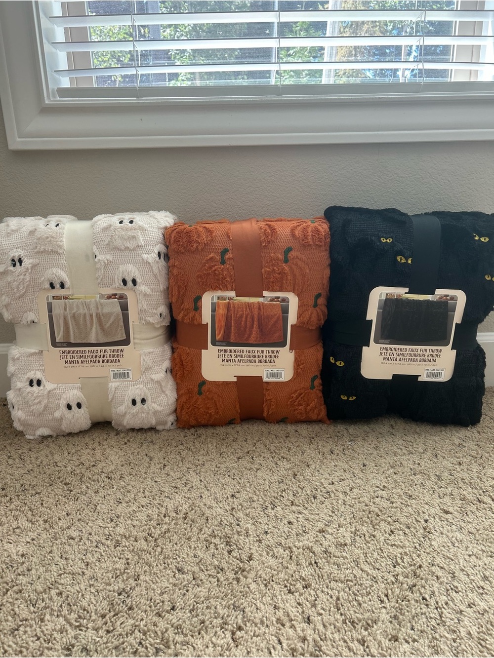 Halloween Costco throw blankets
